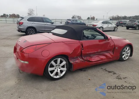 2005 Nissan 350Z Roadster from USA, damaged, VIN JN1AZ36A85M754374